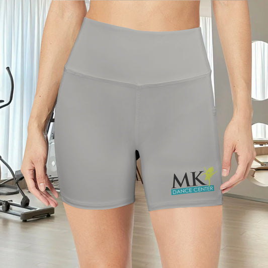 High Waist Deep Pockets Yoga Shorts