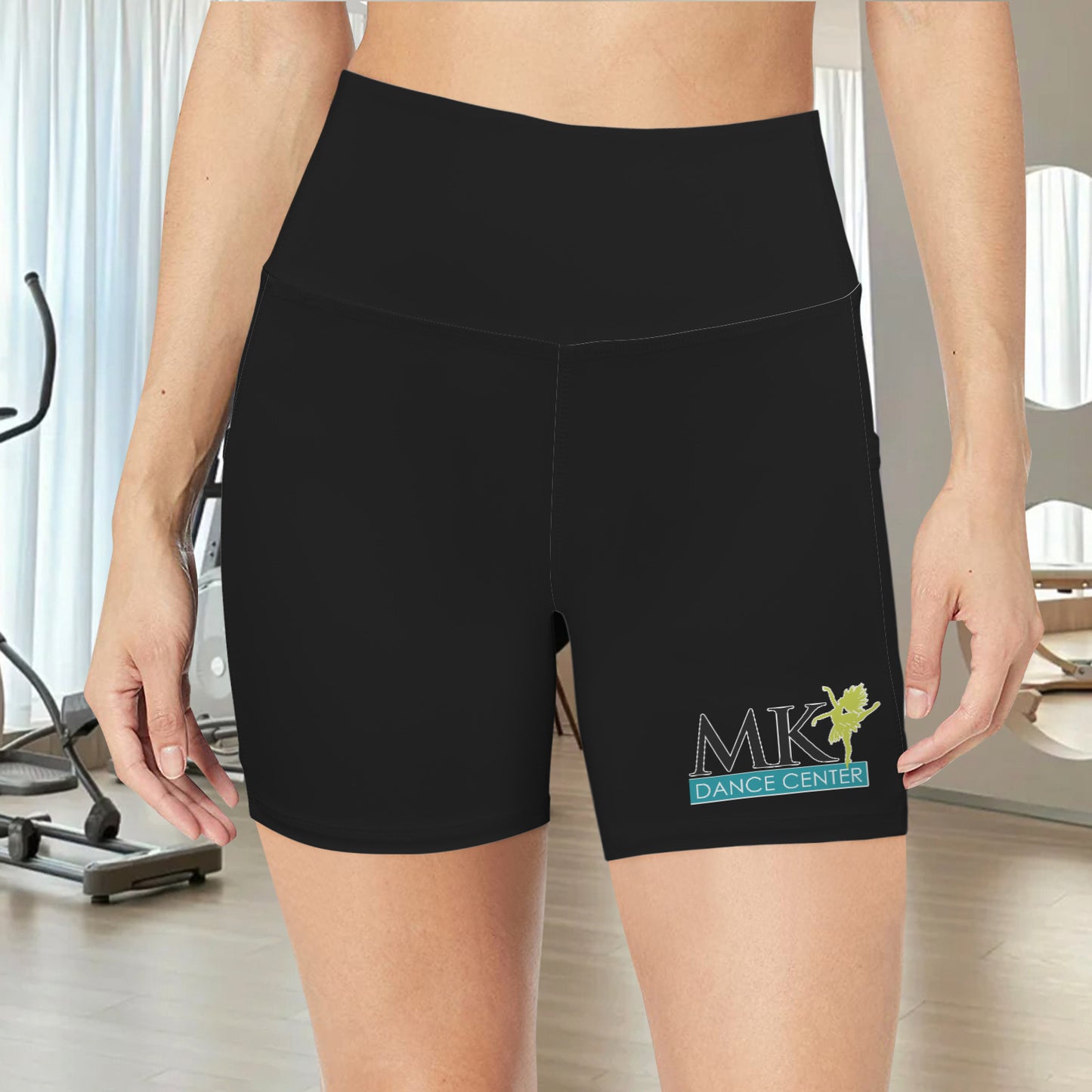High Waist Deep Pockets Yoga Shorts