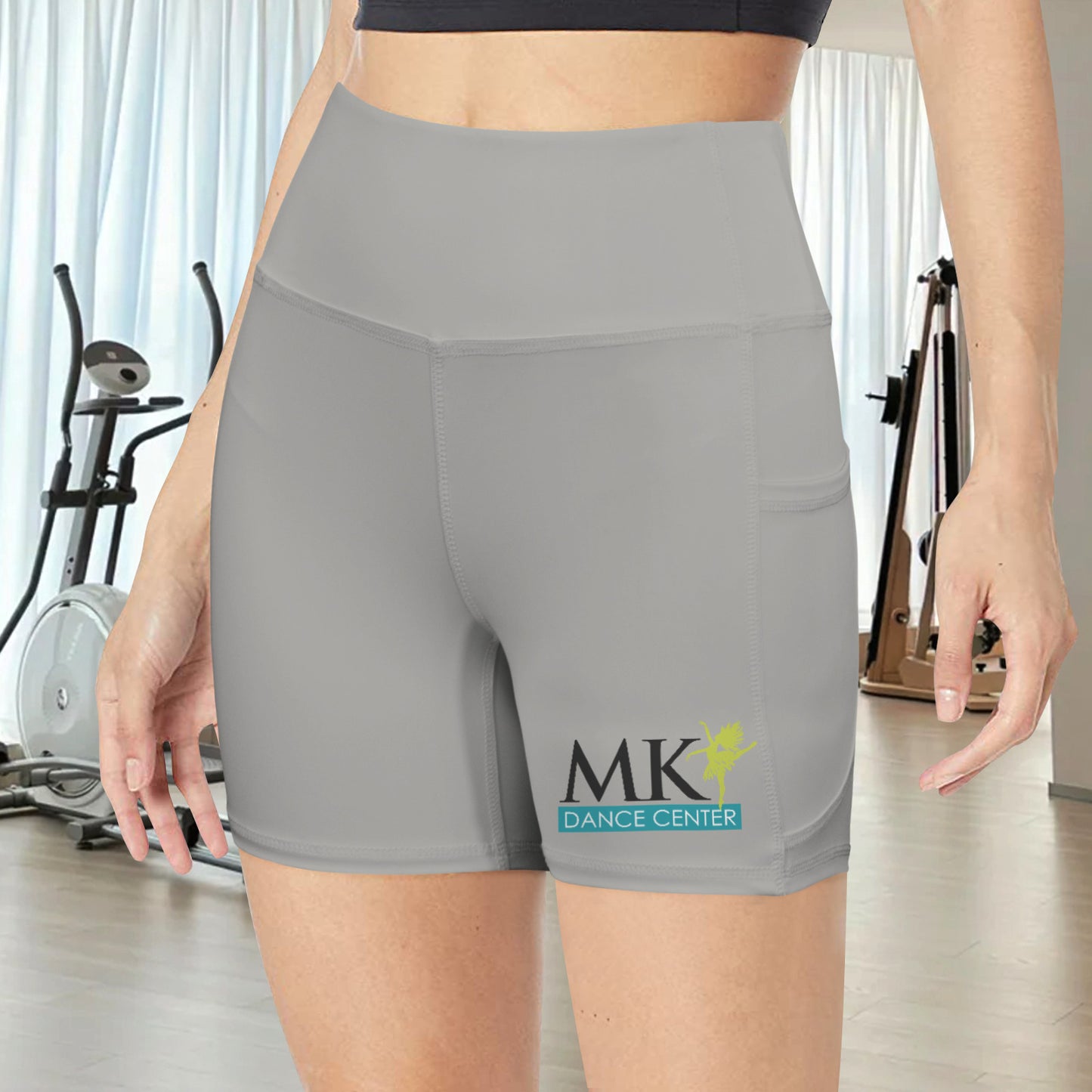 High Waist Deep Pockets Yoga Shorts