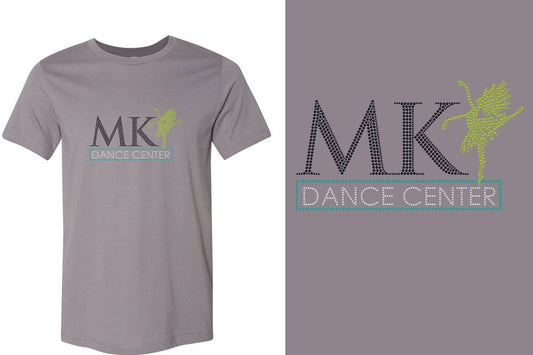 Rhinestones MK Dance Center Unisex t-shirt