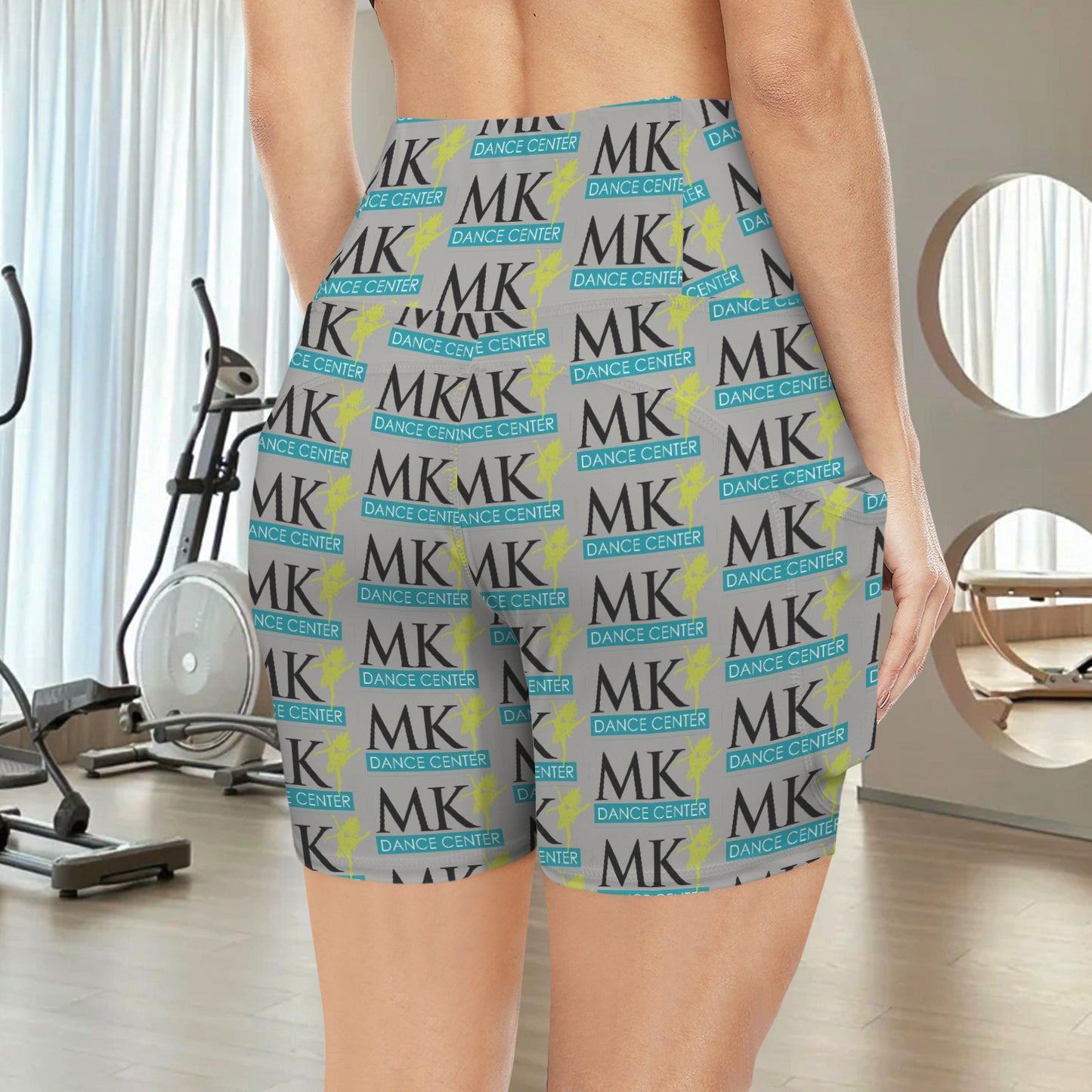 High Waist Deep Pockets Yoga Shorts