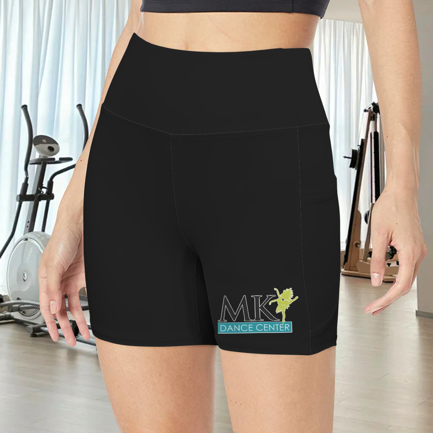 High Waist Deep Pockets Yoga Shorts